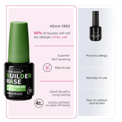 Love easy pink builder gel color swatch showcases vibrant pigmentation and chip-resistant finish.