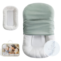 LOVE MAGE infant lounger with soft cotton cover for cozy daily use.
