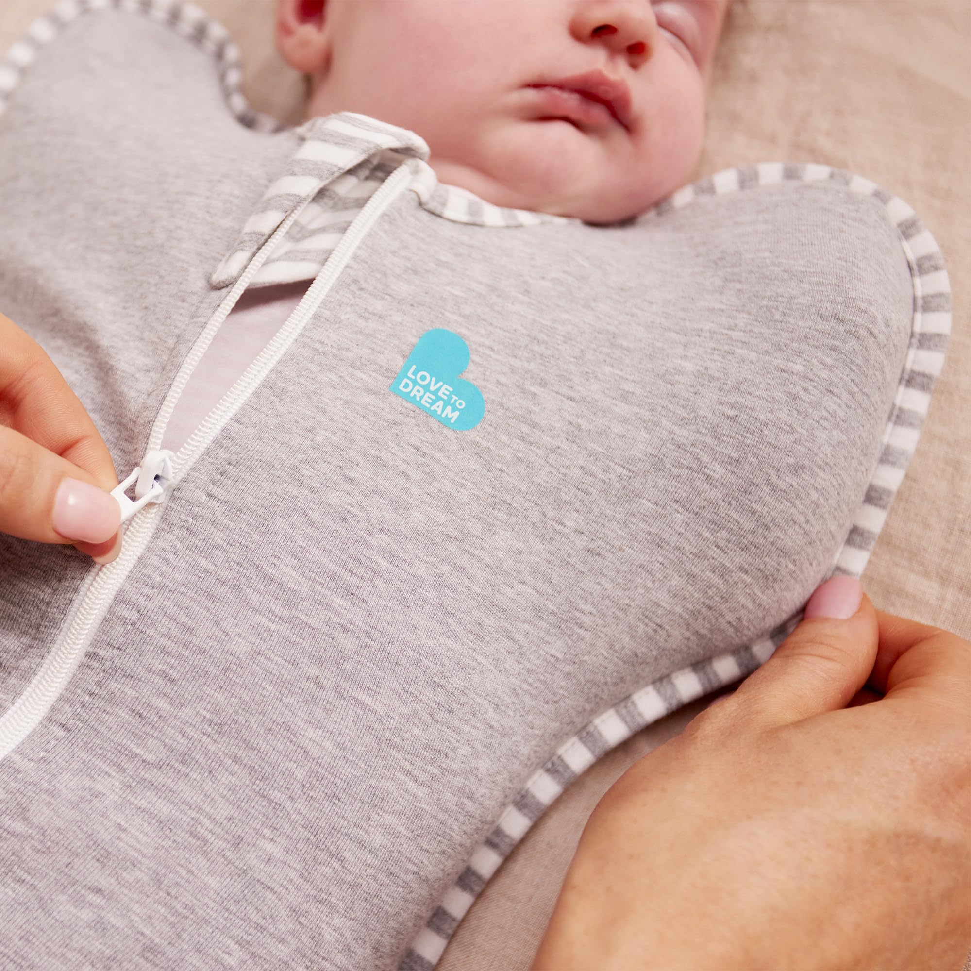 Love To Dream arms-up self-soothing sleep sack supports calm bedtimes