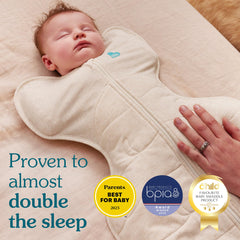 Love to Dream Hip-friendly design supports natural leg and hip movement.