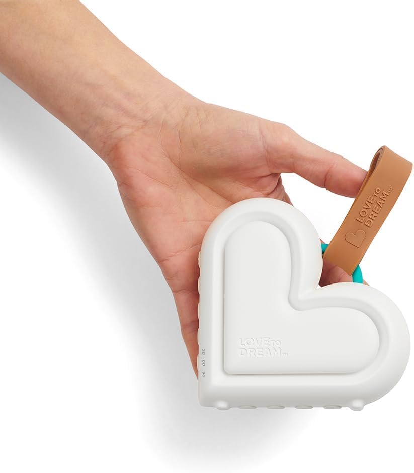Love to Dream Sleep Machine baby night light with multiple brightness levels supports melatonin-friendly evenings.