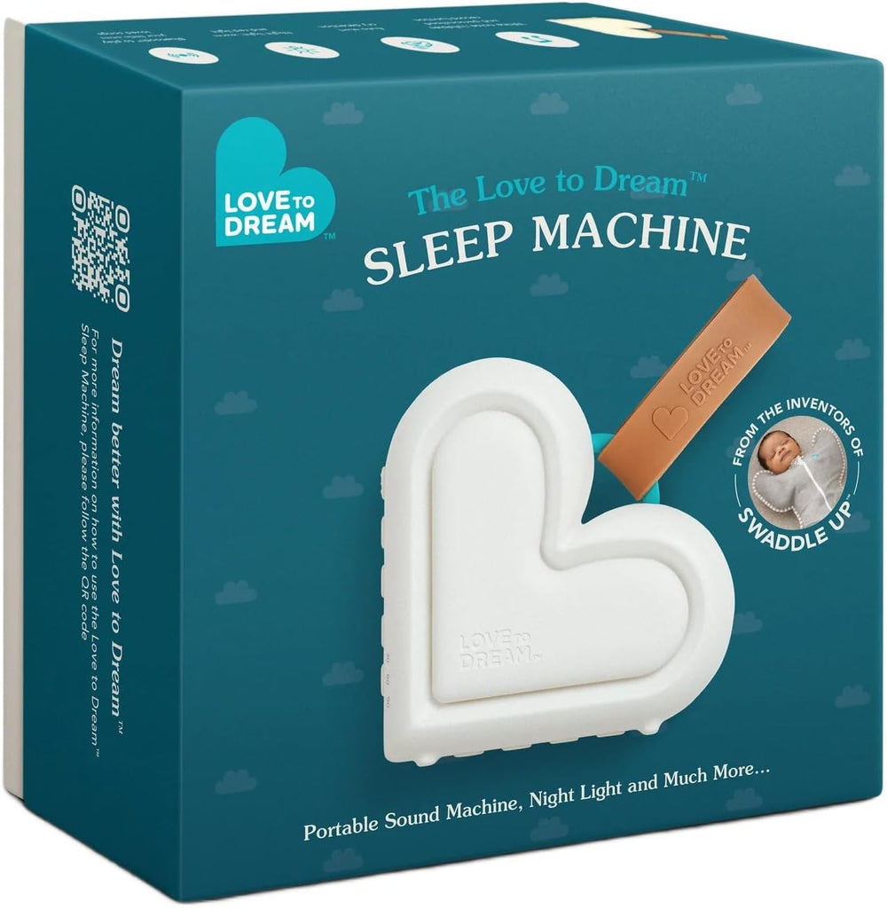 Love to Dream Sleep Machine soothing lullabies and sounds help create peaceful nighttime routines.