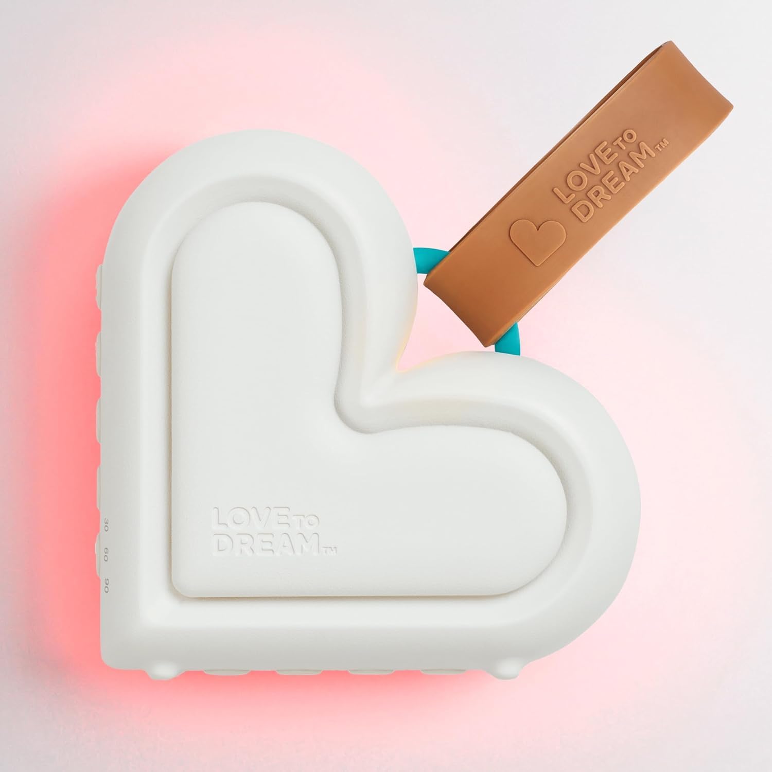 Love to Dream Sleep Machine shusher feature illustrated for infant soothing during naps.