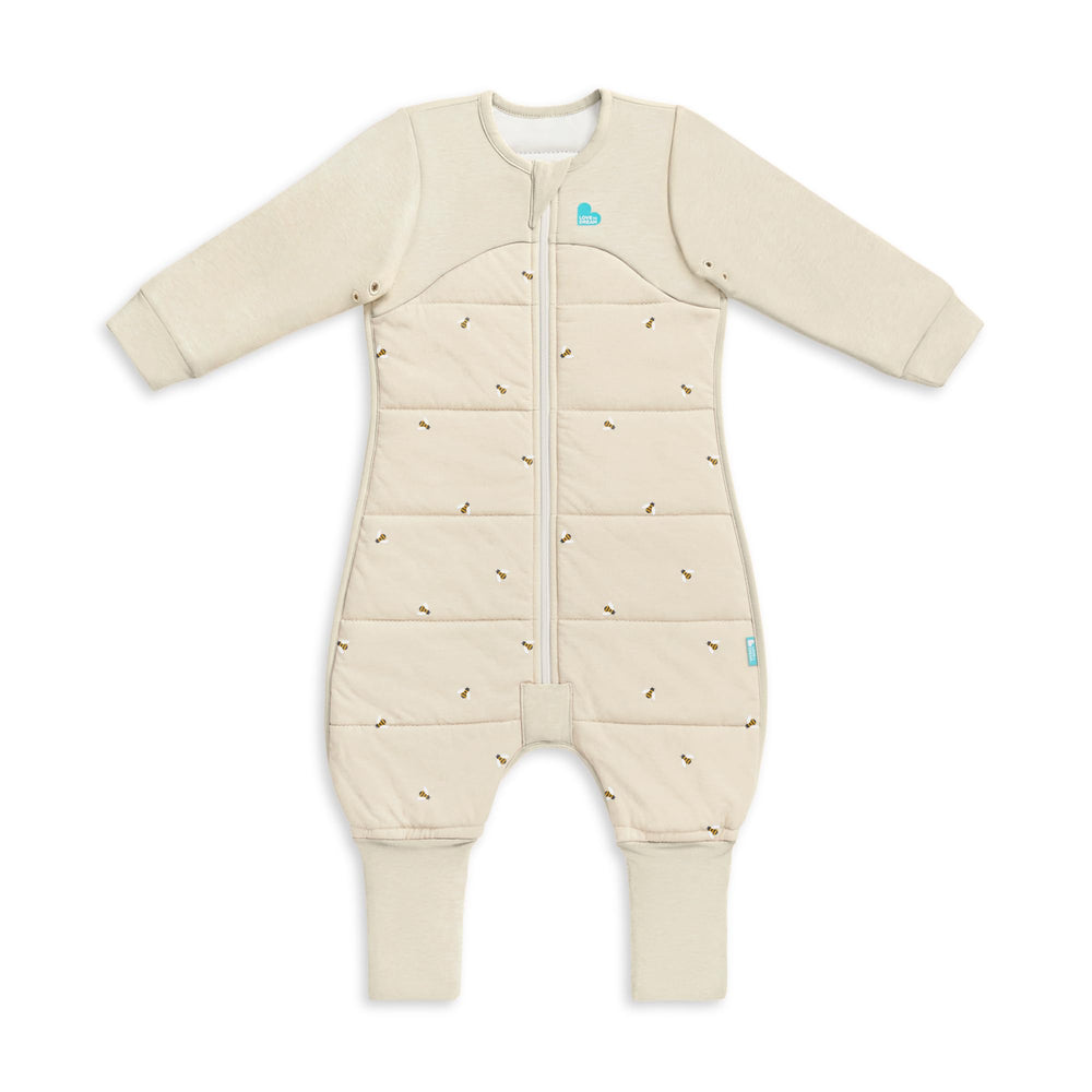 Love to Dream Sleep Suit 2in1 feet close-up for warmth and mobility.