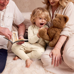 Love to Dream Sleep Suit grip pads on feet reduce slips during play.