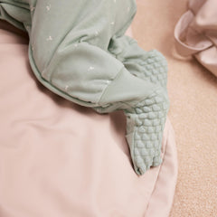 Love to Dream Sleep Suit quilted outer fabric for cozy nights in cooler rooms.