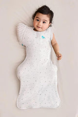 Love to Dream Swaddle Up Transition Bag 0.2 TOG cotton keeps baby cool and comfy.