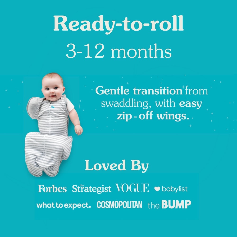 Love to Dream Swaddle UP 50/50 Gray weight range visually aligns with 24–30.5 lbs