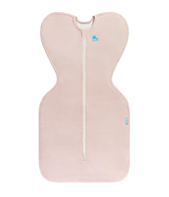 Love to Dream Swaddle Up Blush two-way zipper enables quick diaper changes at night.