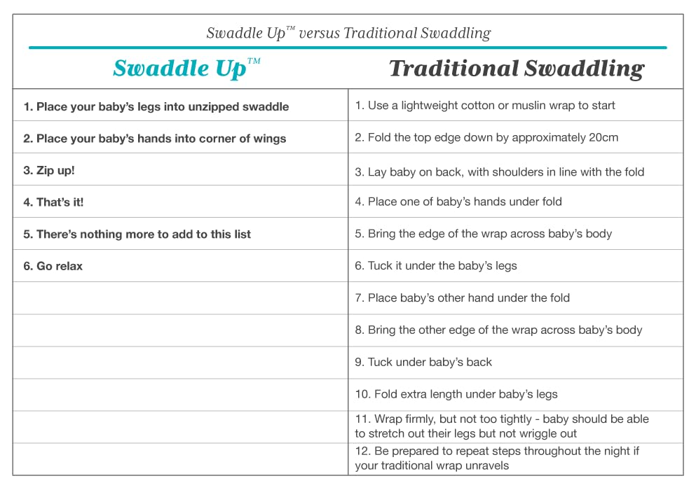 Love to Dream Swaddle UP dusty pink small in-use image showing cozy sleep.
