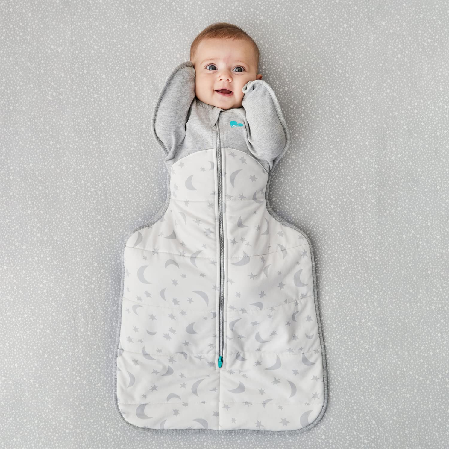 Love to Dream Swaddle UP Extra Warm snug shoulder fit supports comfortable sleep.