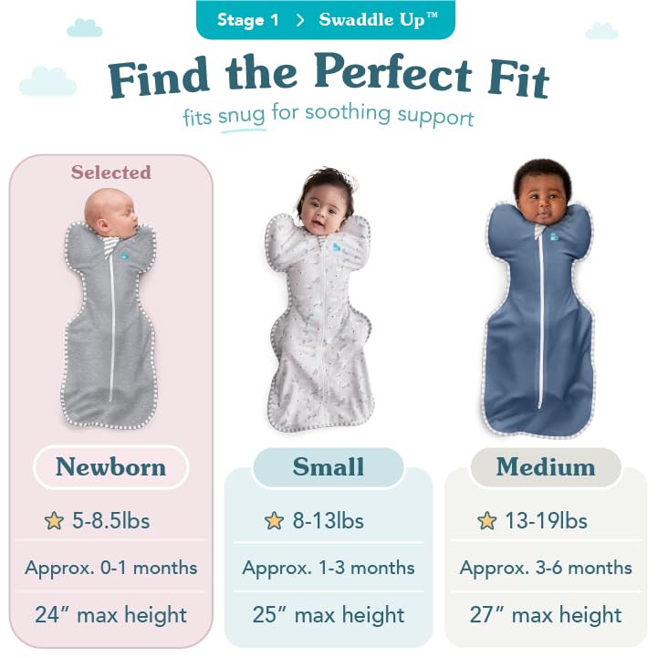 Love to Dream Swaddle UP gray wing design close-up reduces face scratching.