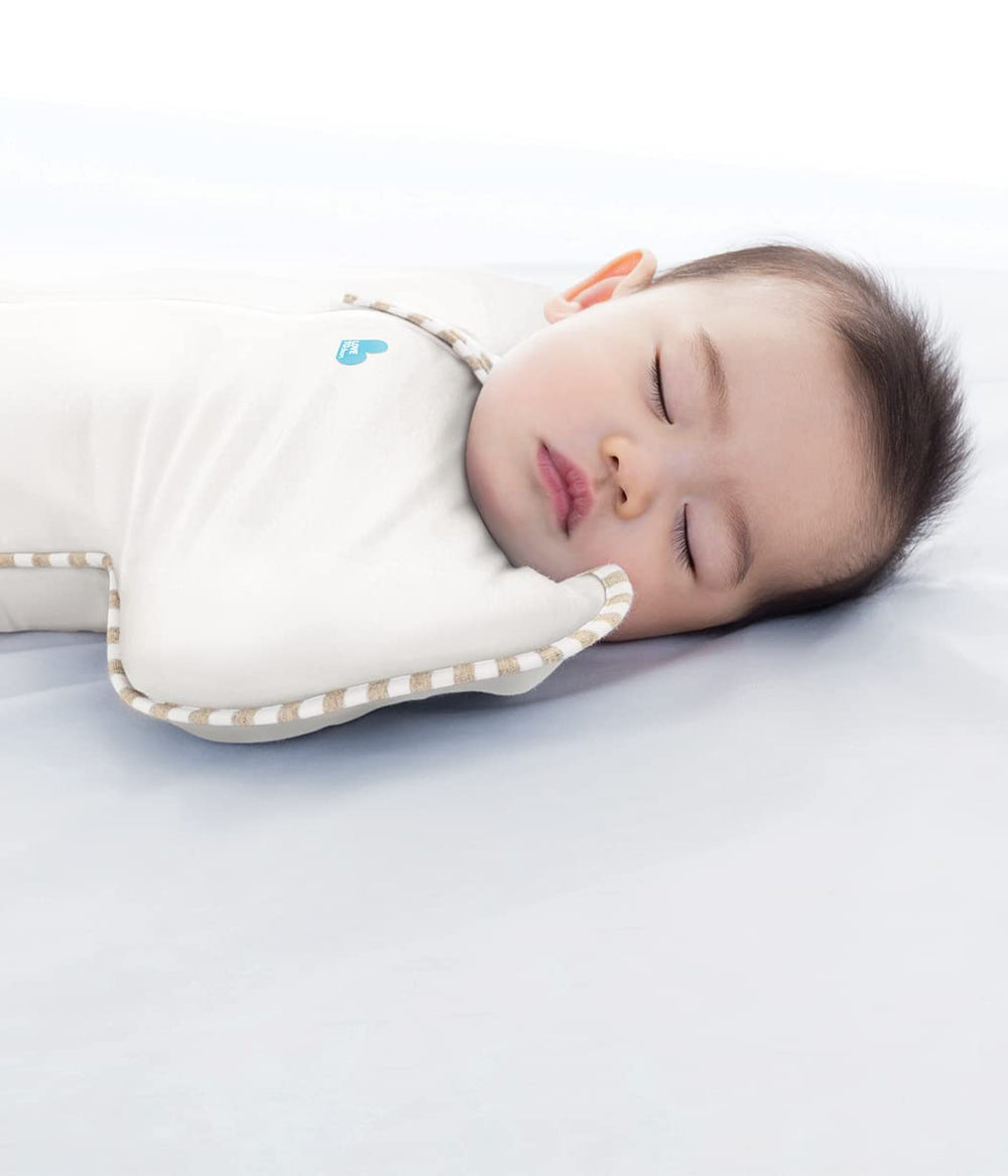 Love to Dream Swaddle UP size S fits 8–13 lbs for newborn routines.