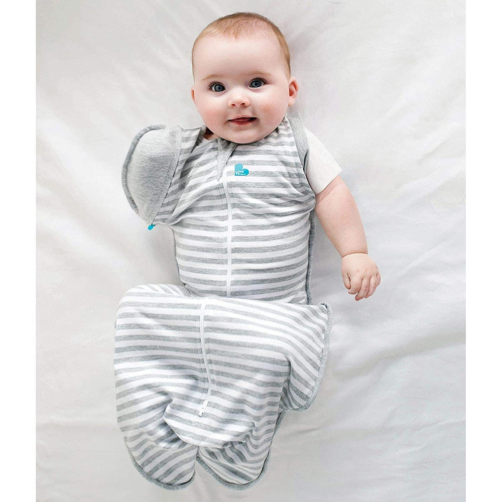 Love to Dream Swaddle Up Transition arms-free design supports gentle self-soothing.