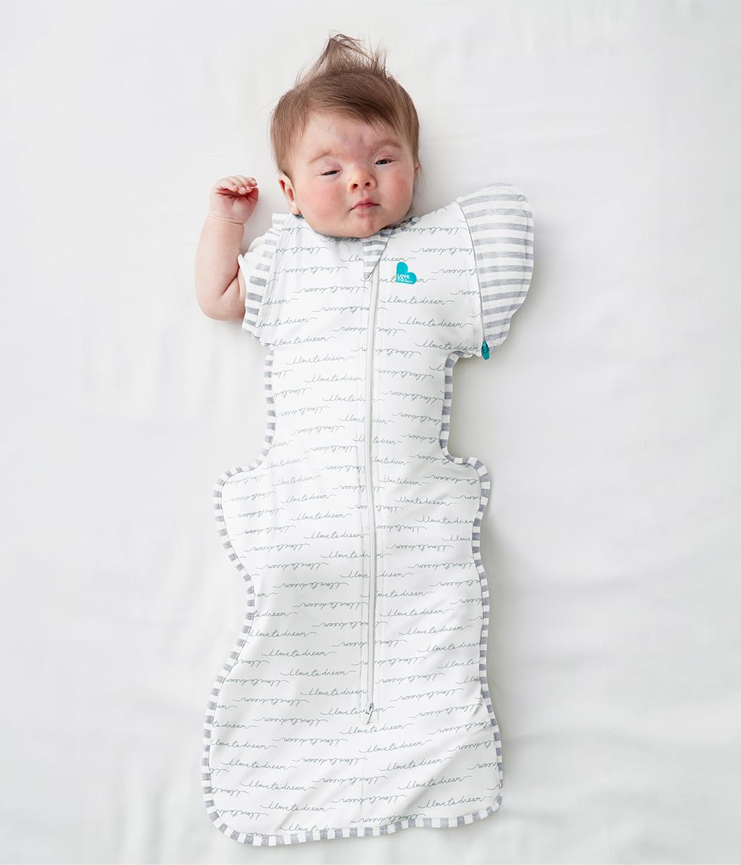 Love to Dream Swaddle Up Transition arms-up design keeping shoulders snug for sleep