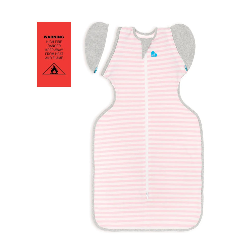 Love to Dream Swaddle Up Transition baby sleeps more soundly with arms-free transition.