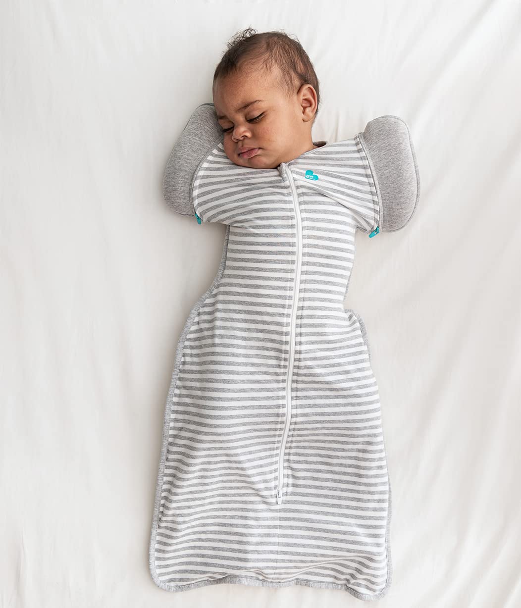Love to Dream Swaddle Up Transition Bag keeps baby cozy without blankets.