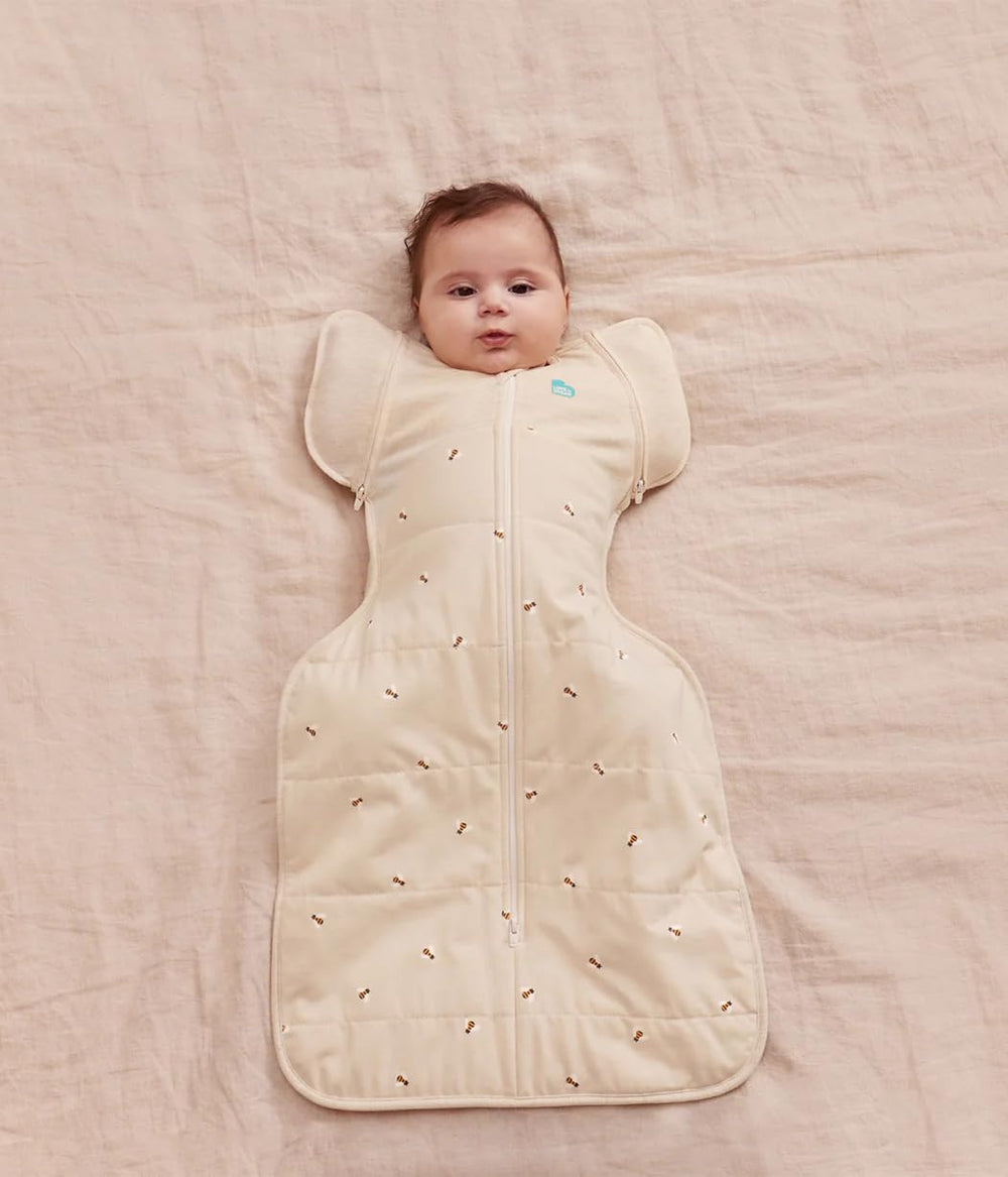 Love to Dream Swaddle Up Transition Bag one-arm-free mode supports gradual sleep