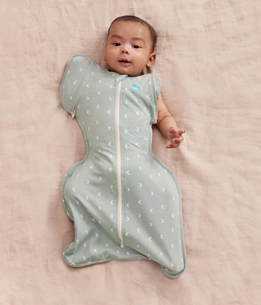 Love to Dream Swaddle Up Transition Bag two-way zipper for quick diaper changes.