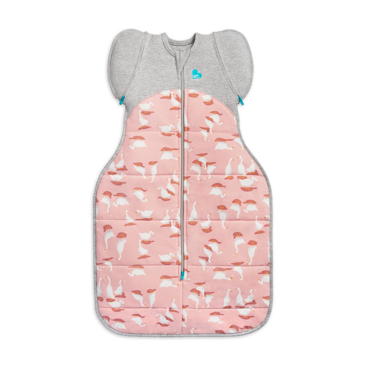 Love to Dream Swaddle Up Transition Bag Warm pink Silly Goose color close up