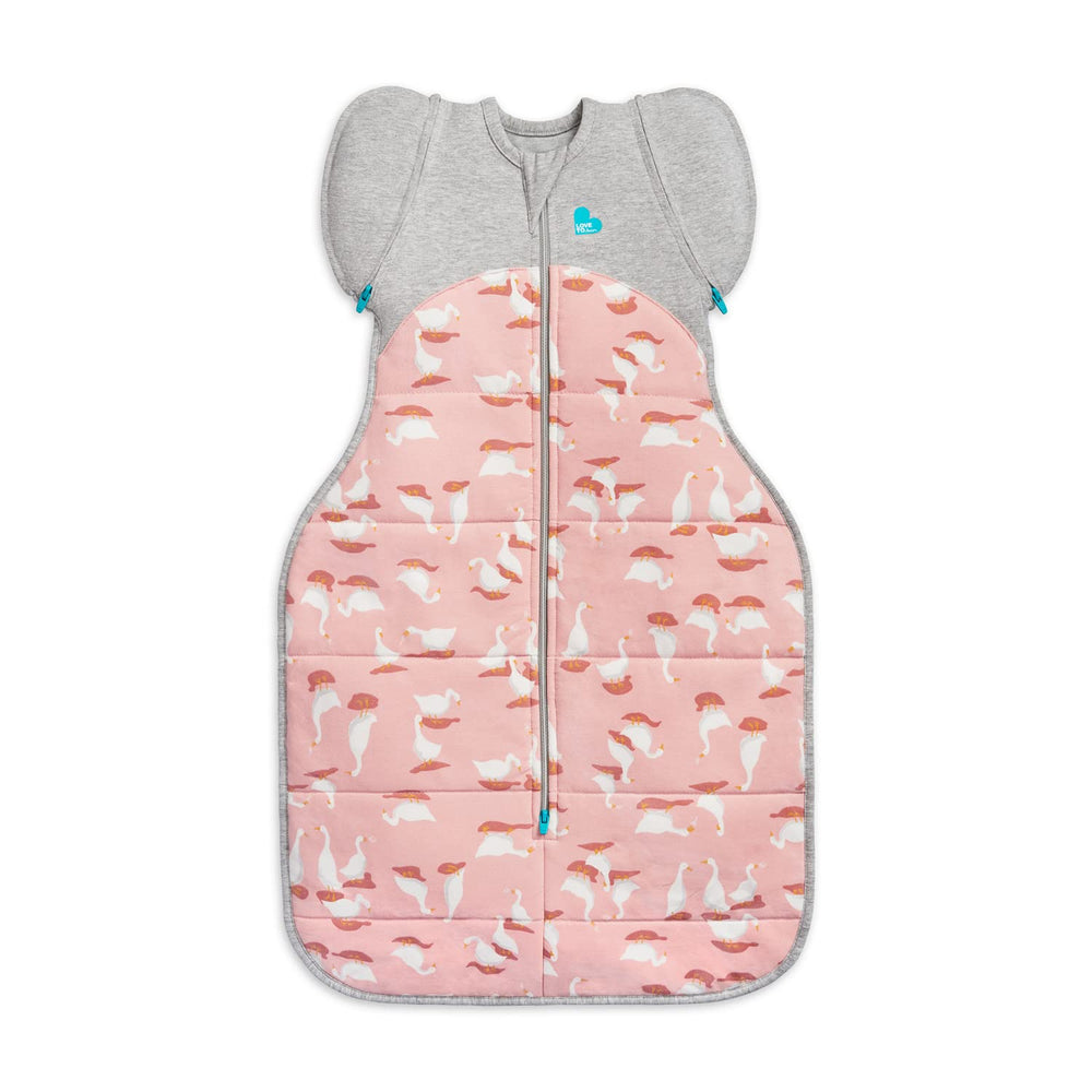 Love to Dream Swaddle Up Transition Bag Warm pink Silly Goose color close up