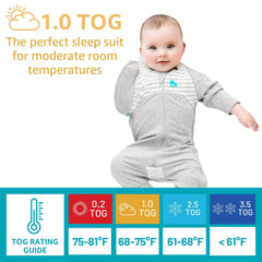 Love to Dream Swaddle Up Transition Bag Warm pink Silly Goose arms-free sleep mode supports gradual movement