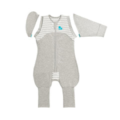 Love to Dream Swaddle Up Transition Bag Warm pink Silly Goose front view shows secure fit
