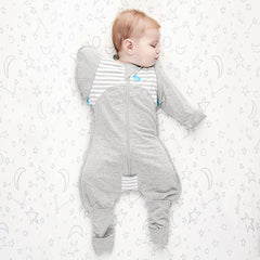 Love to Dream Swaddle Up Transition Bag Warm pink Silly Goose zip-off wings enable gradual arms-free transition