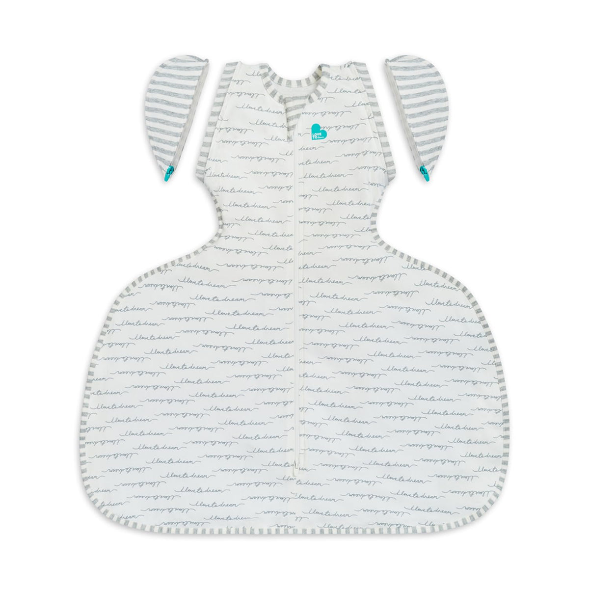 Love to Dream Swaddle Up Transition Bag pink silly goose exterior supports smooth arm transition