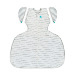 Love to Dream Swaddle Up Transition Bag pink silly goose exterior supports smooth arm transition