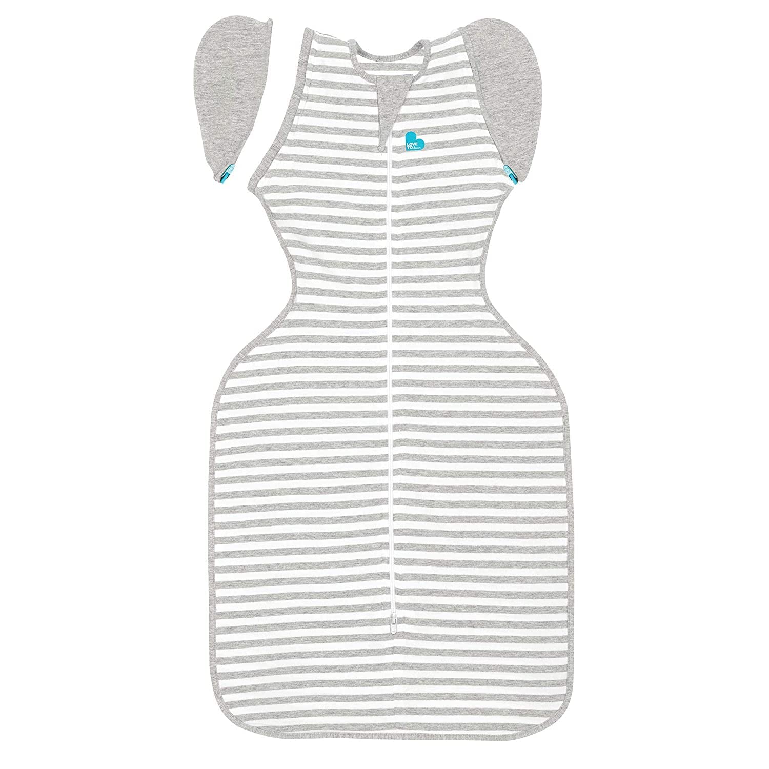 Love to Dream Swaddle Up Transition Bag wings zip-off demonstrate easy transition.