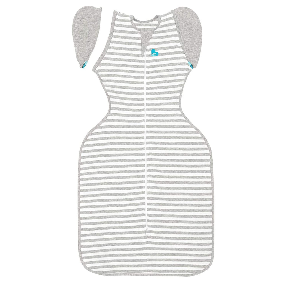 Love to Dream Swaddle Up Transition Bag wings zip-off demonstrate easy transition.