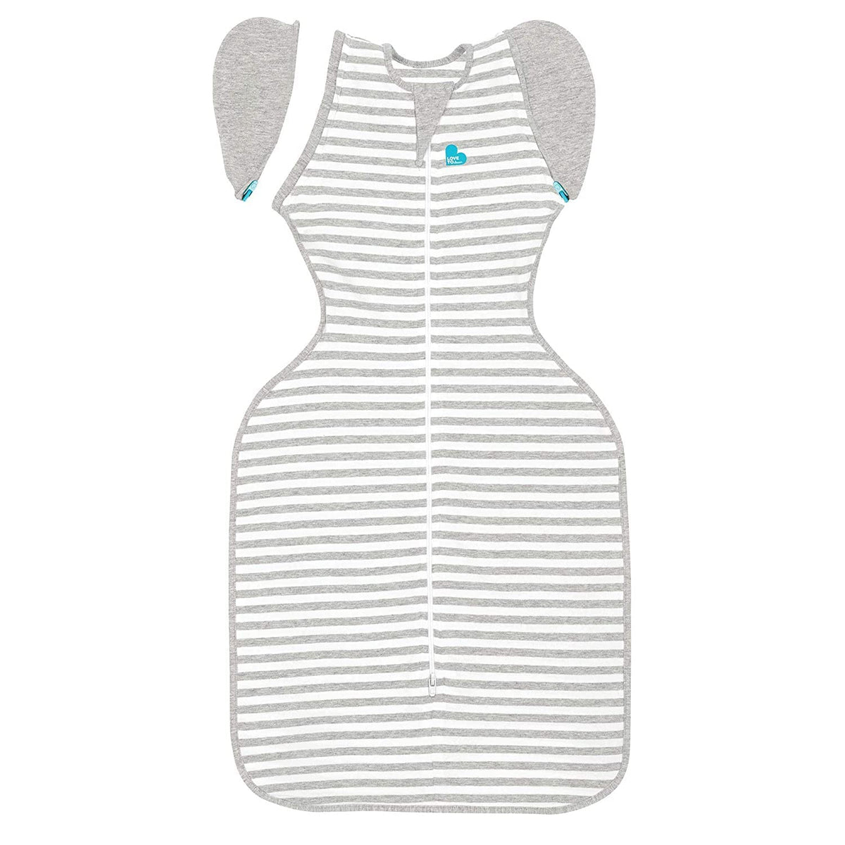 Love to Dream Swaddle Up Transition Bag wings zip-off demonstrate easy transition.