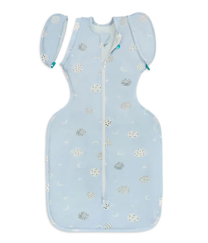 Love to Dream Swaddle Up Transition Bag with zip-off wings supports gradual arms-free sleep