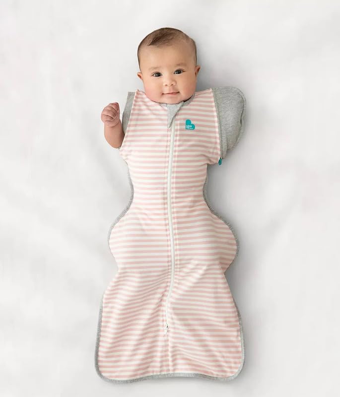 Love to Dream Swaddle Up Transition shoulder-friendly fit supports hip alignment.