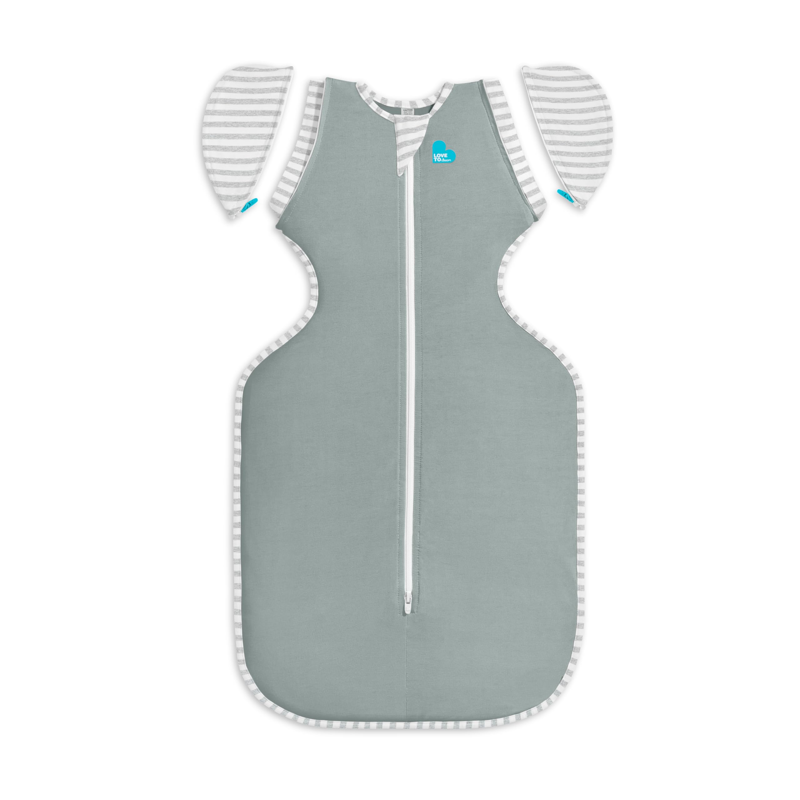 Love to Dream Swaddle Up Transition wings zip-off for flexible sleep routines.