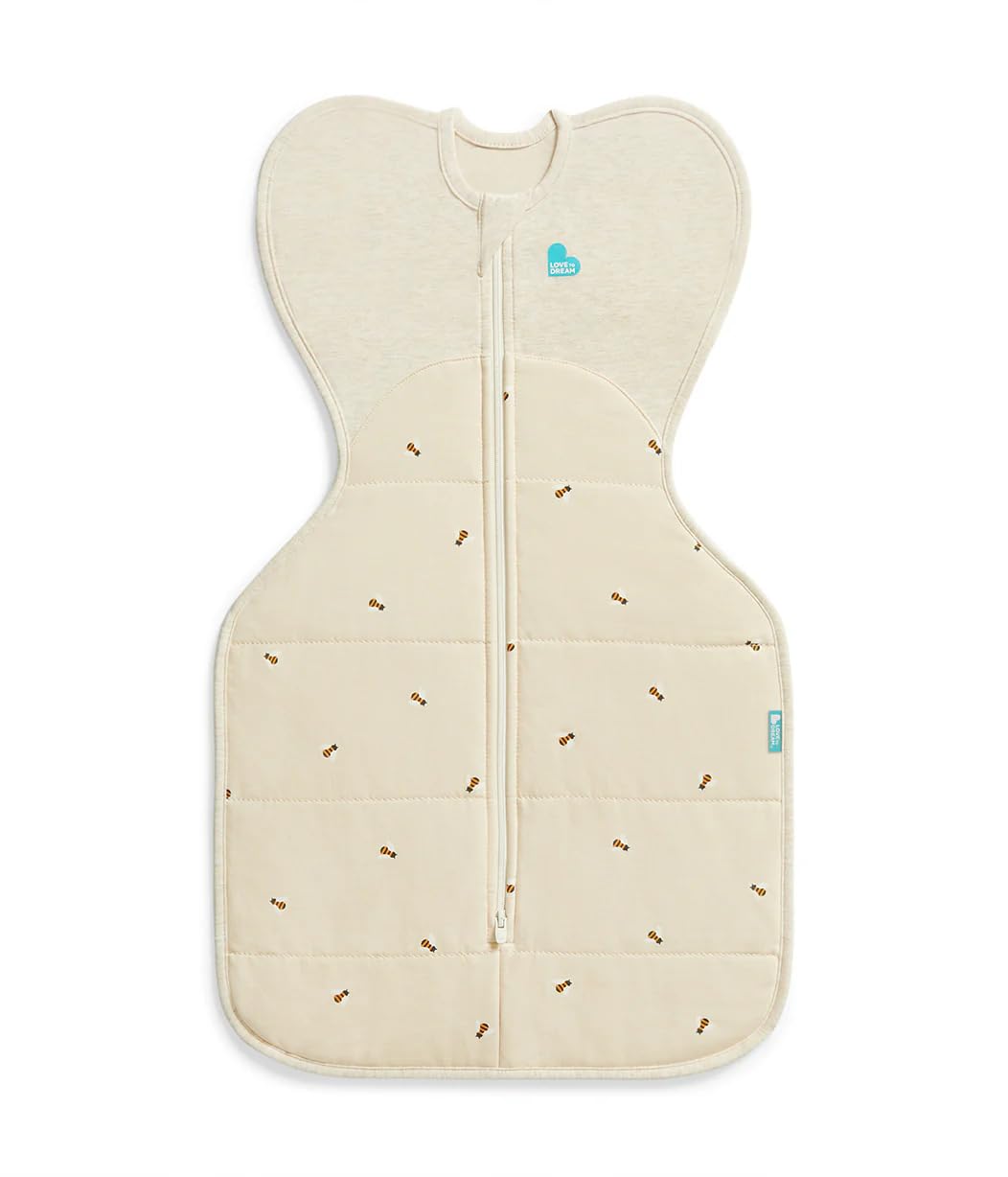 Love to Dream Swaddle Up Warm arms-up position promotes self-soothing during sleep.