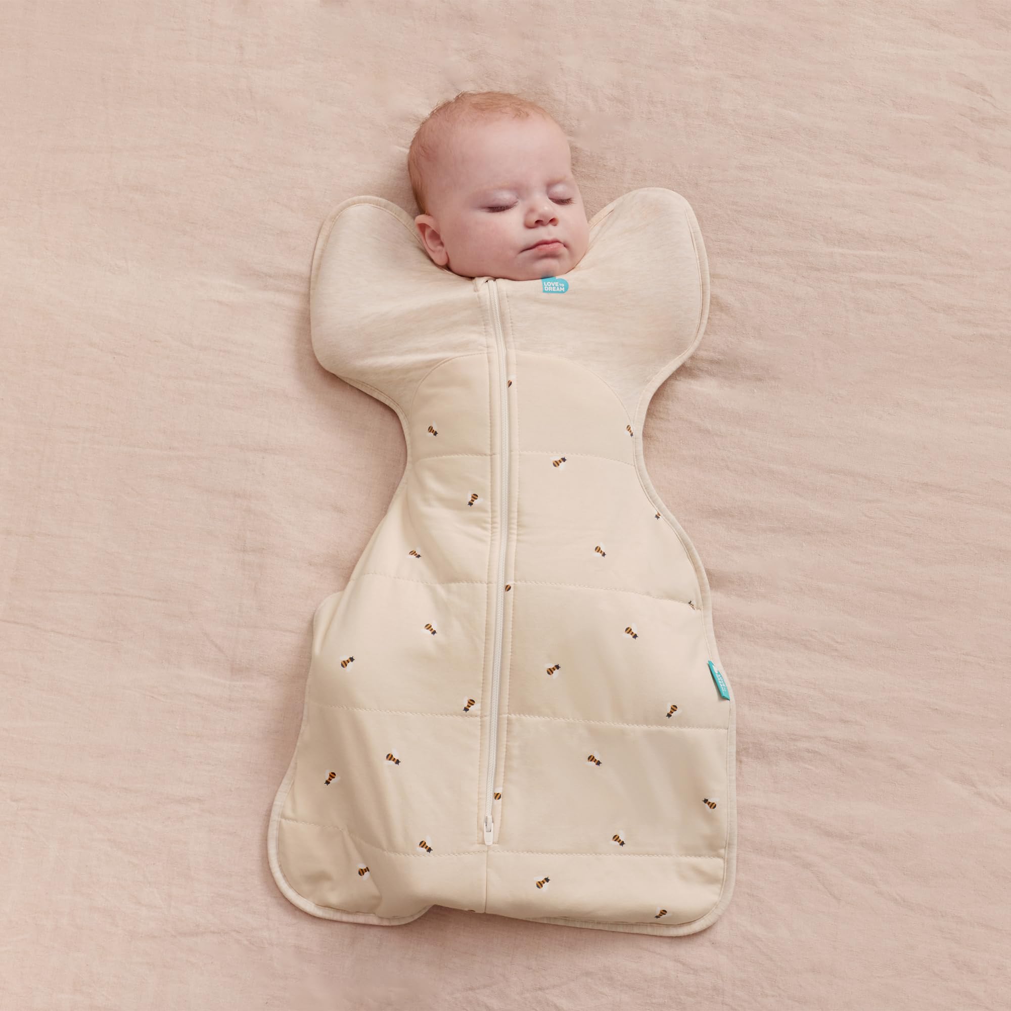 Love To Dream Swaddle Up jersey-knit fabric close-up for plush softness.
