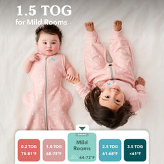 Love to Dream Transition Bag soft brushed cotton fleece texture for warmth.