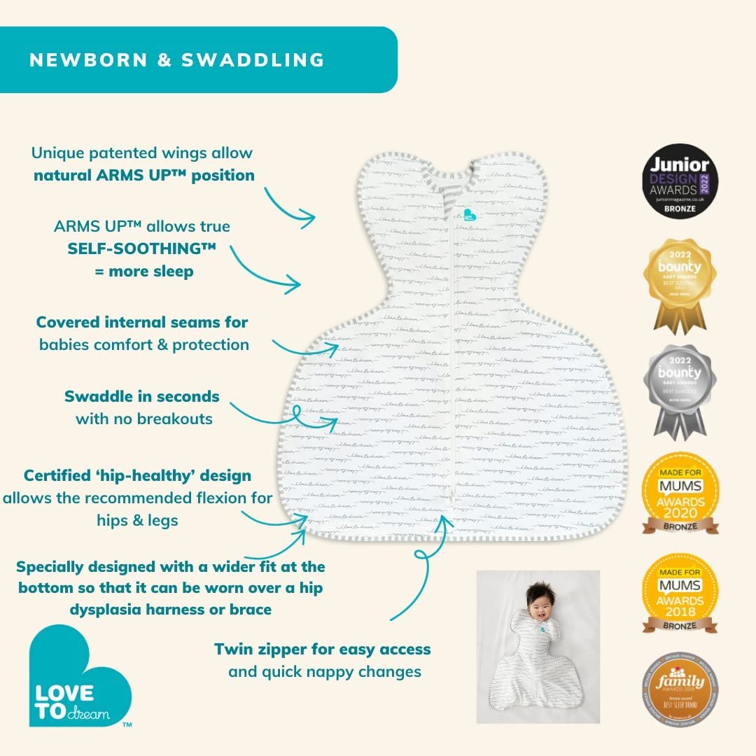 Love to Dream transition bag zipper for easy night diaper changes