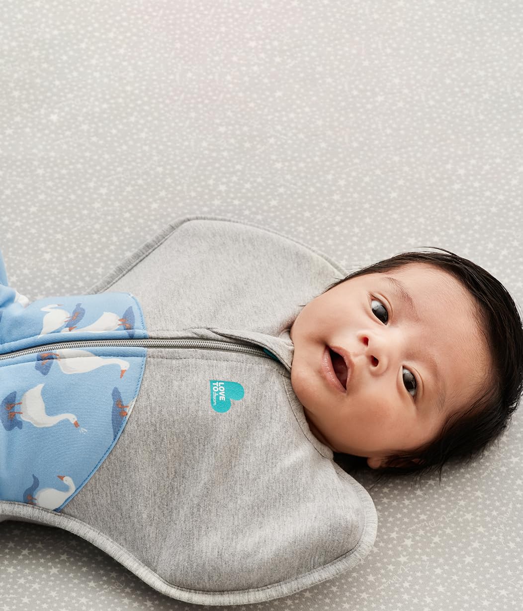 Love to Dream Warm Swaddle Up two-way zipper for quick diaper changes