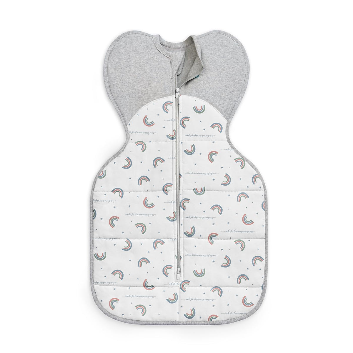 Love To Dream Warm Swaddle Up 2.5 TOG sleep sack front view for cozy, secure sleep