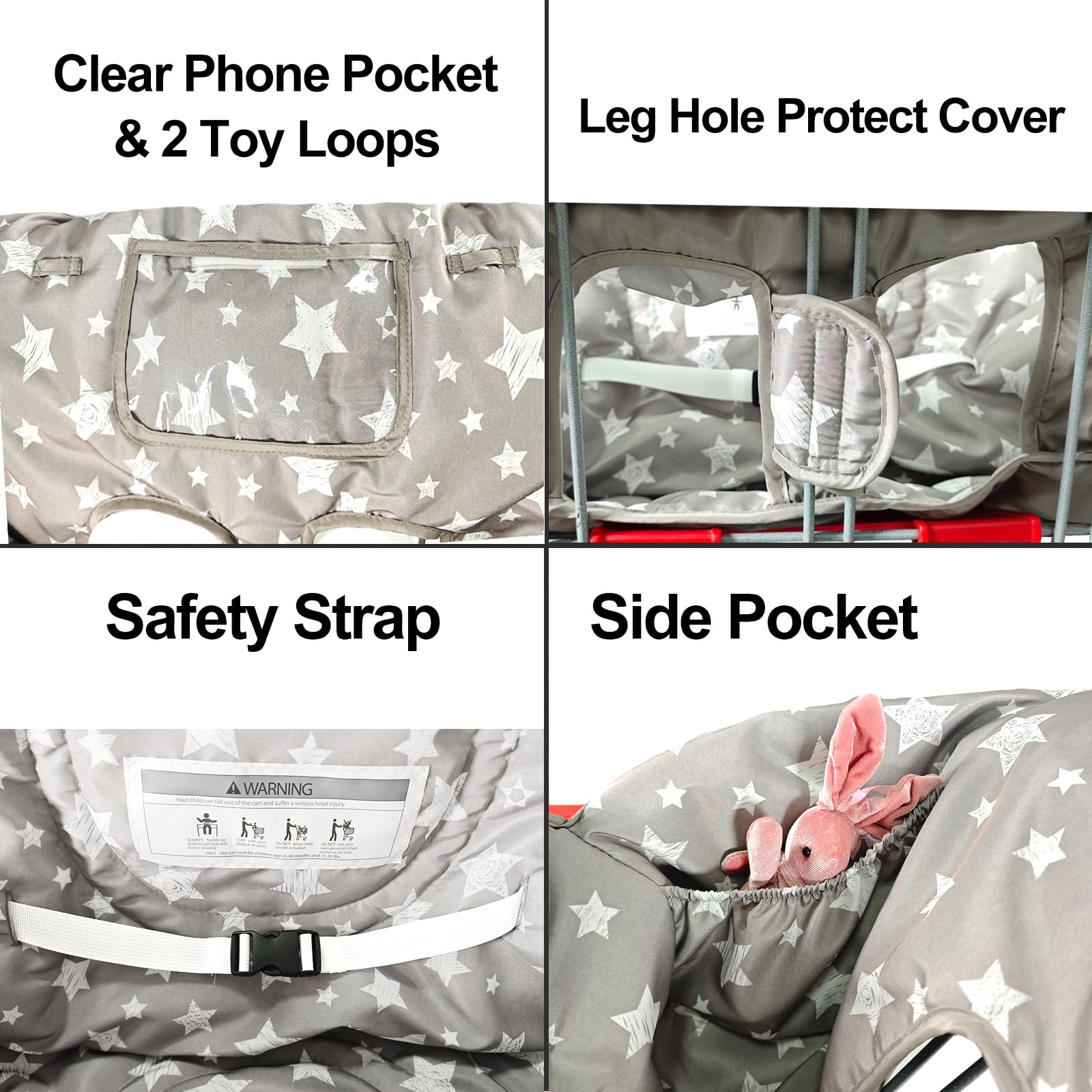 Love&go transparent phone case keeps essentials accessible during outings