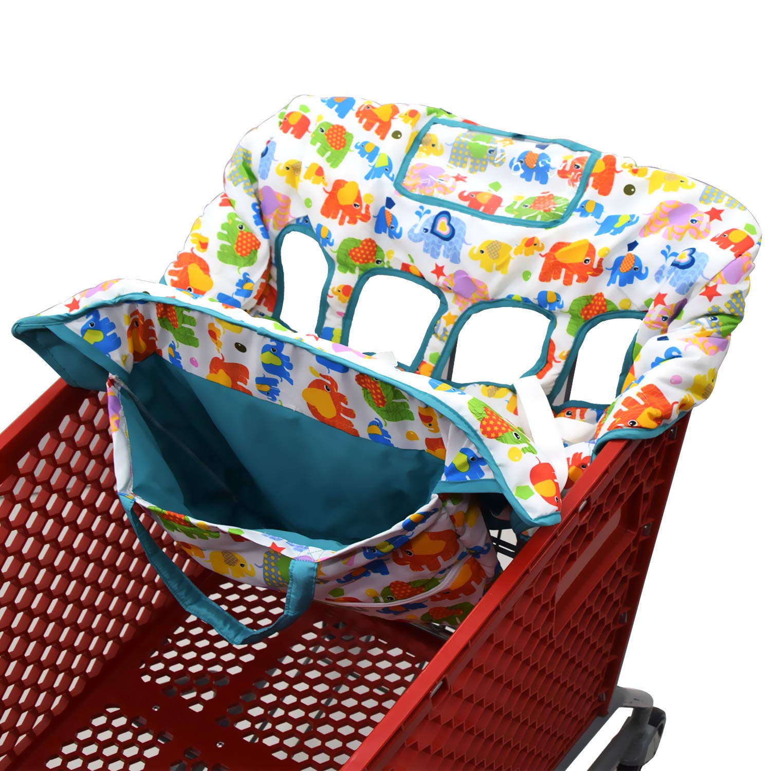 Love&go Twin Double Cart Cover with carrying case keeps twins comfortable on carts.