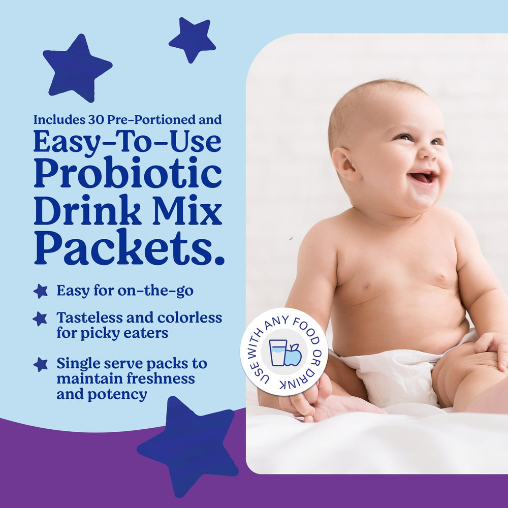 LOVEBUG Probiotics baby pack with 60 sachets signals convenient daily use
