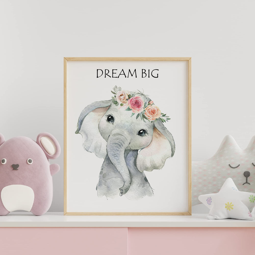 LOVEDMORE Hippo poster creates soft color balance in nursery walls
