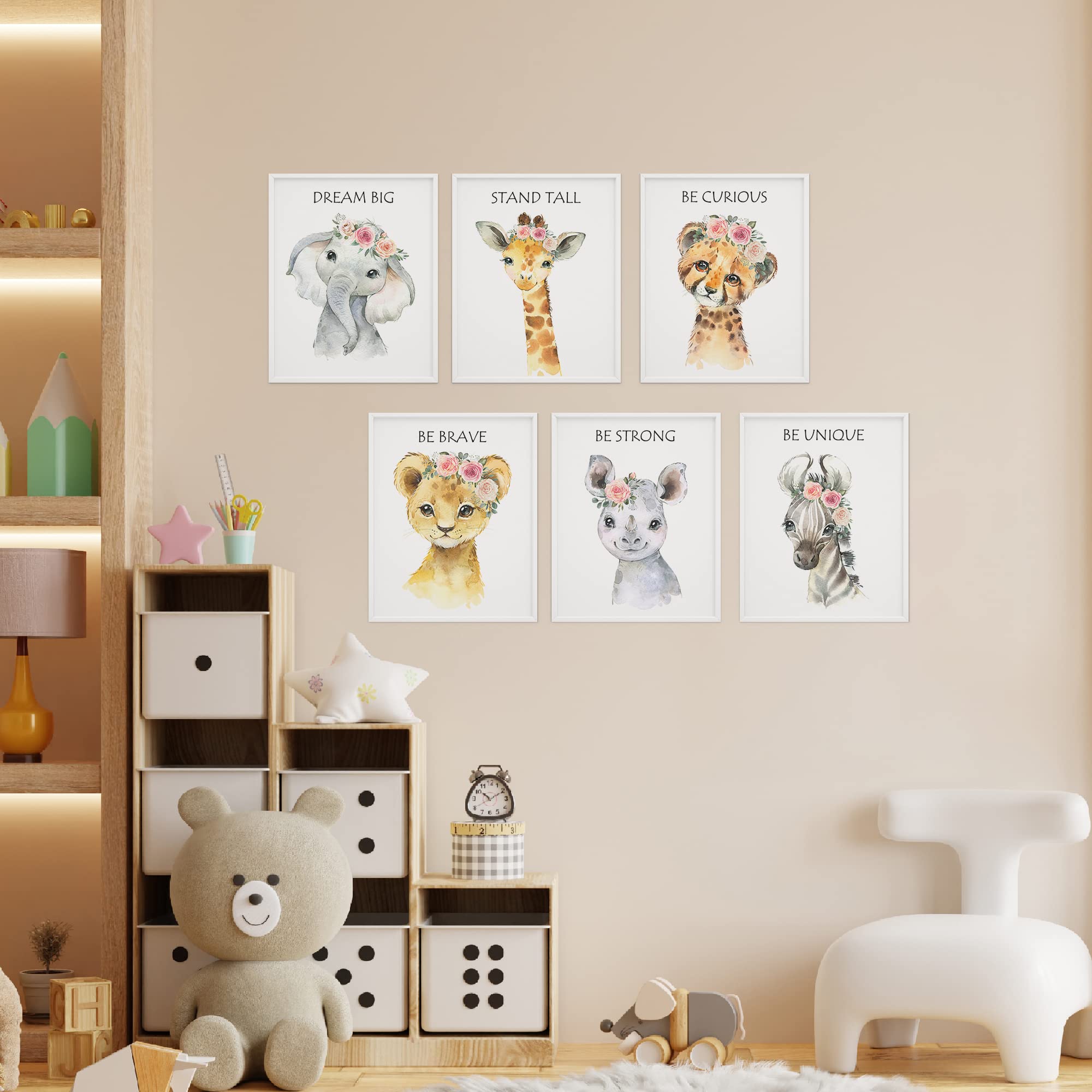 LOVEDMORE Zebra art print adds contrast and whimsy to baby decor