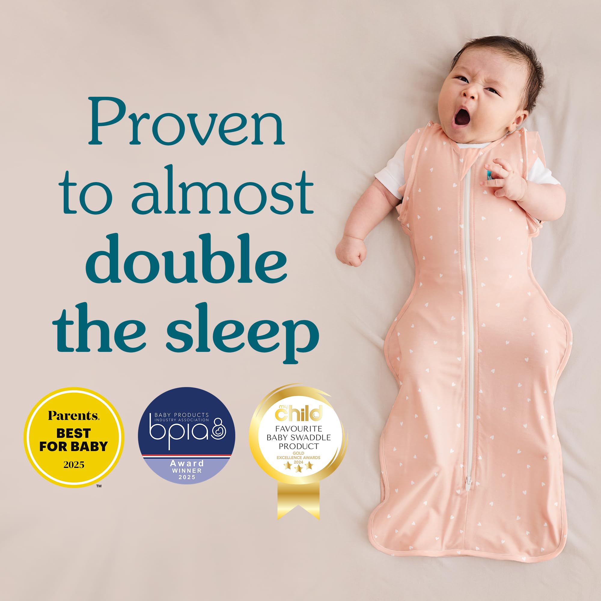 Love to Dream Swaddle Up Transition Bag in warm-room comfort guidance.
