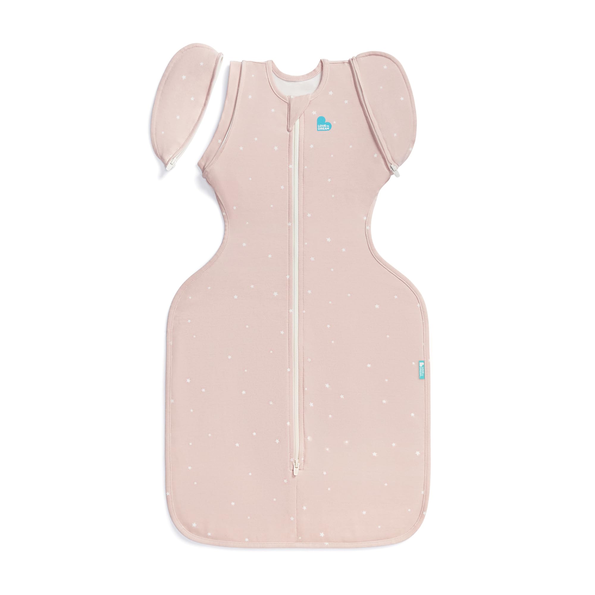 Love to Dream Swaddle Up Transition Bag Powder Pink Twinkle for gentle transition and secure comfort.
