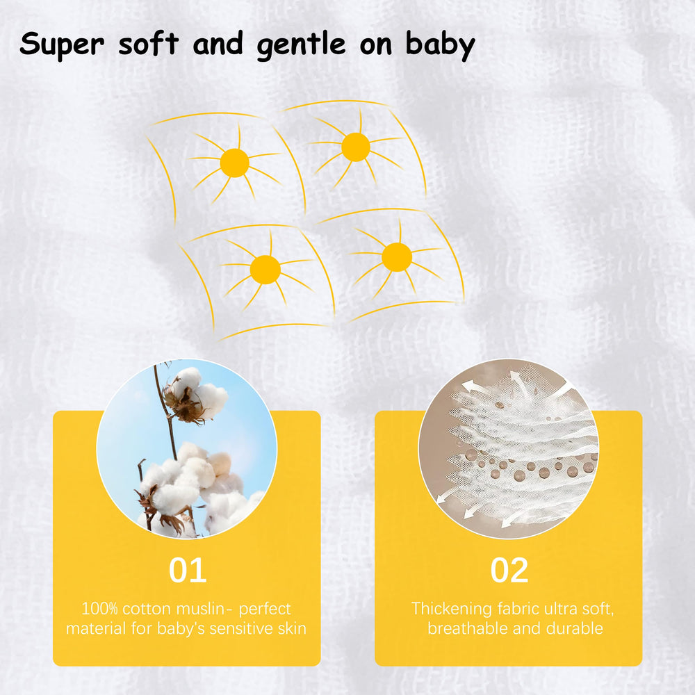 Lovely Care burp cloth with reinforced edges for long-lasting durability.